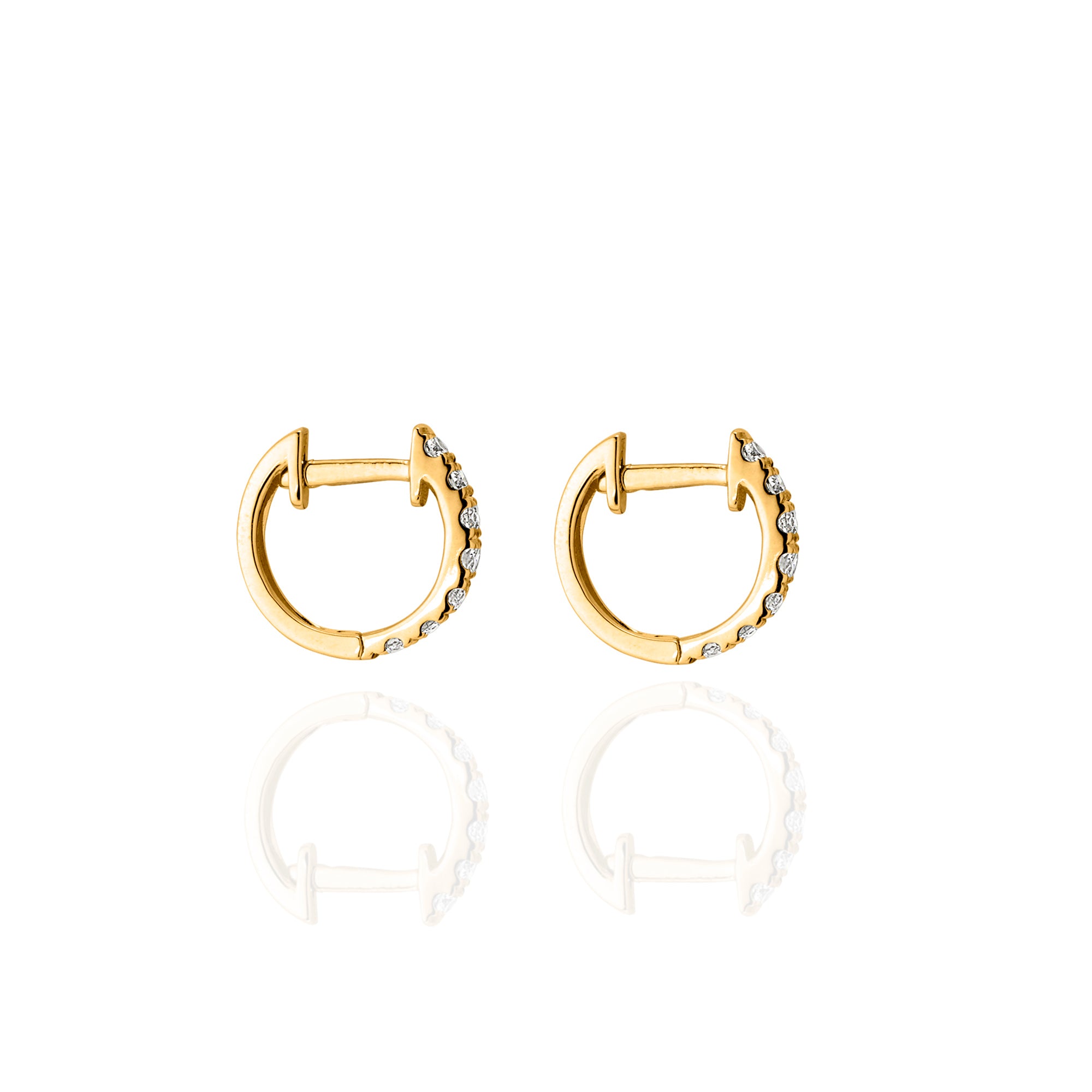 Large Diamond Huggies