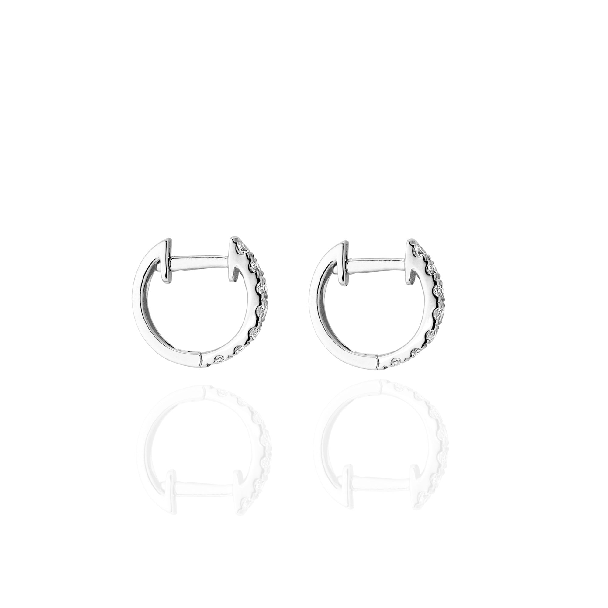 Large Diamond Huggies