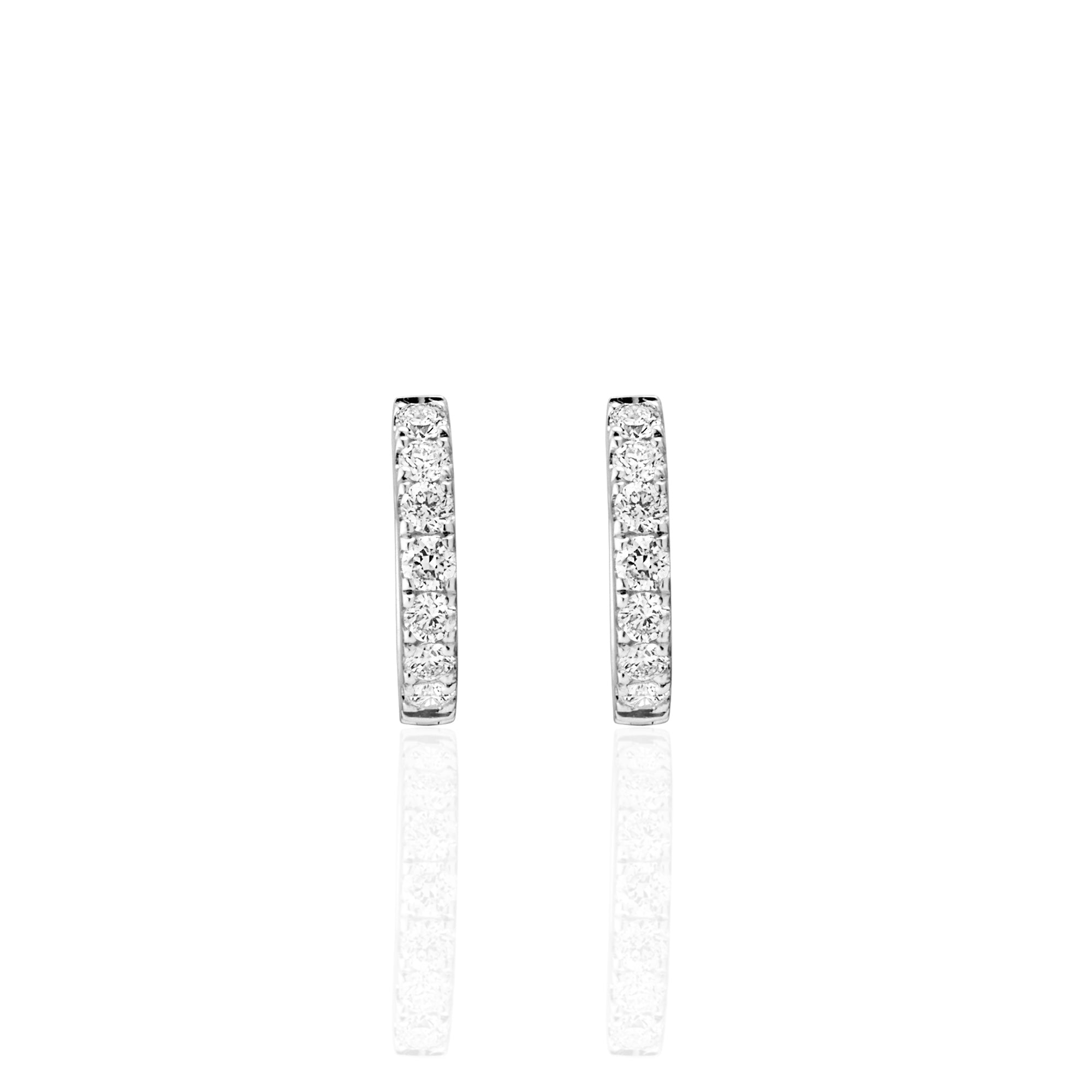 Large Diamond Huggies