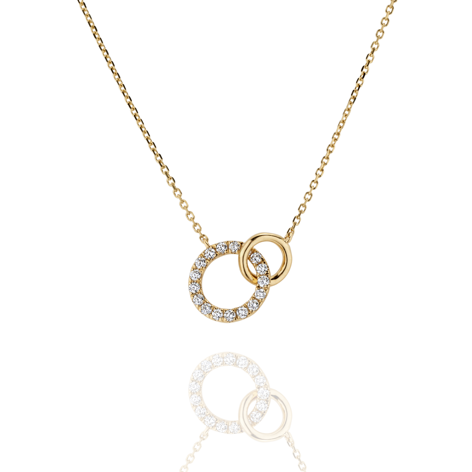 Interlocking You and Me Necklace