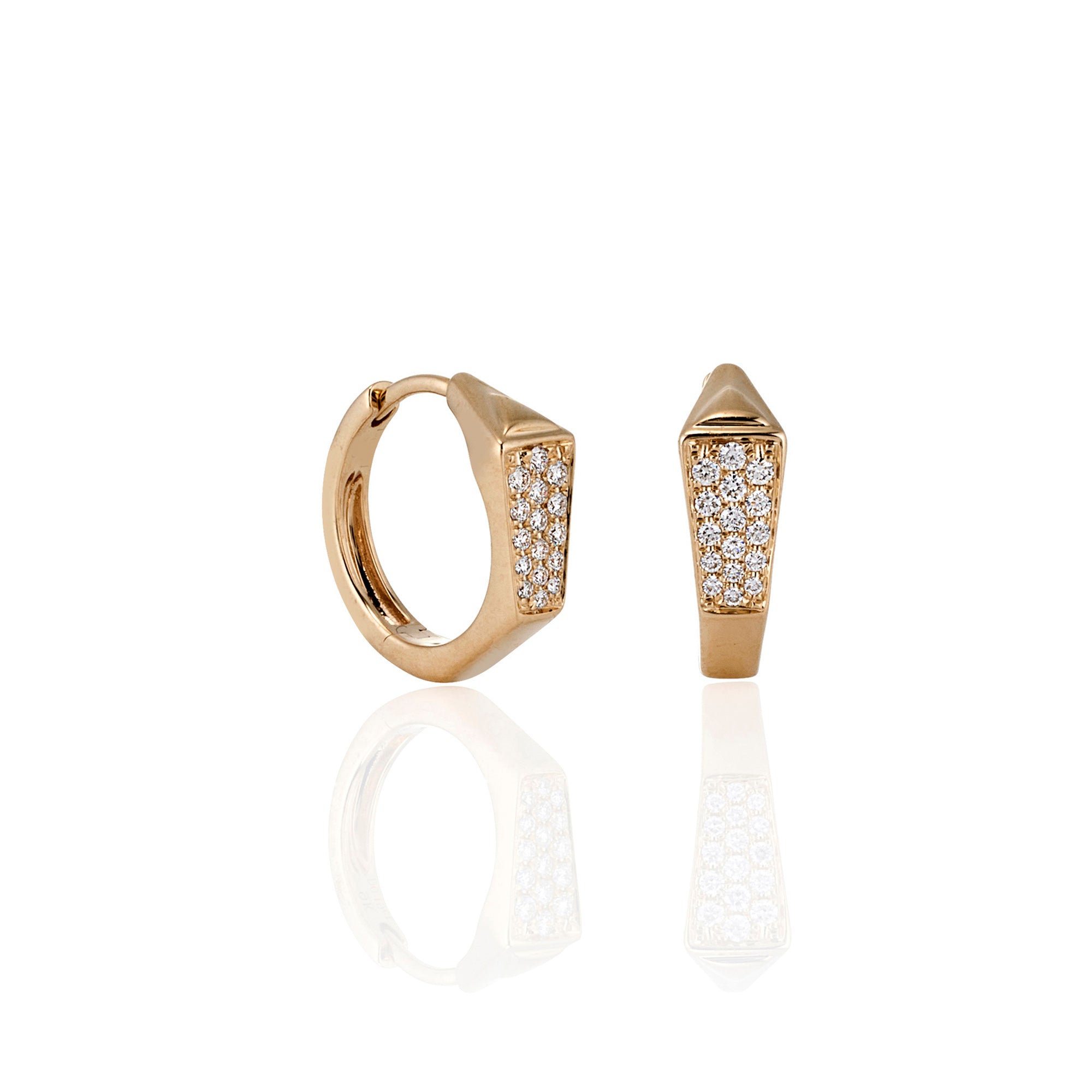 Triangle Diamond Huggies