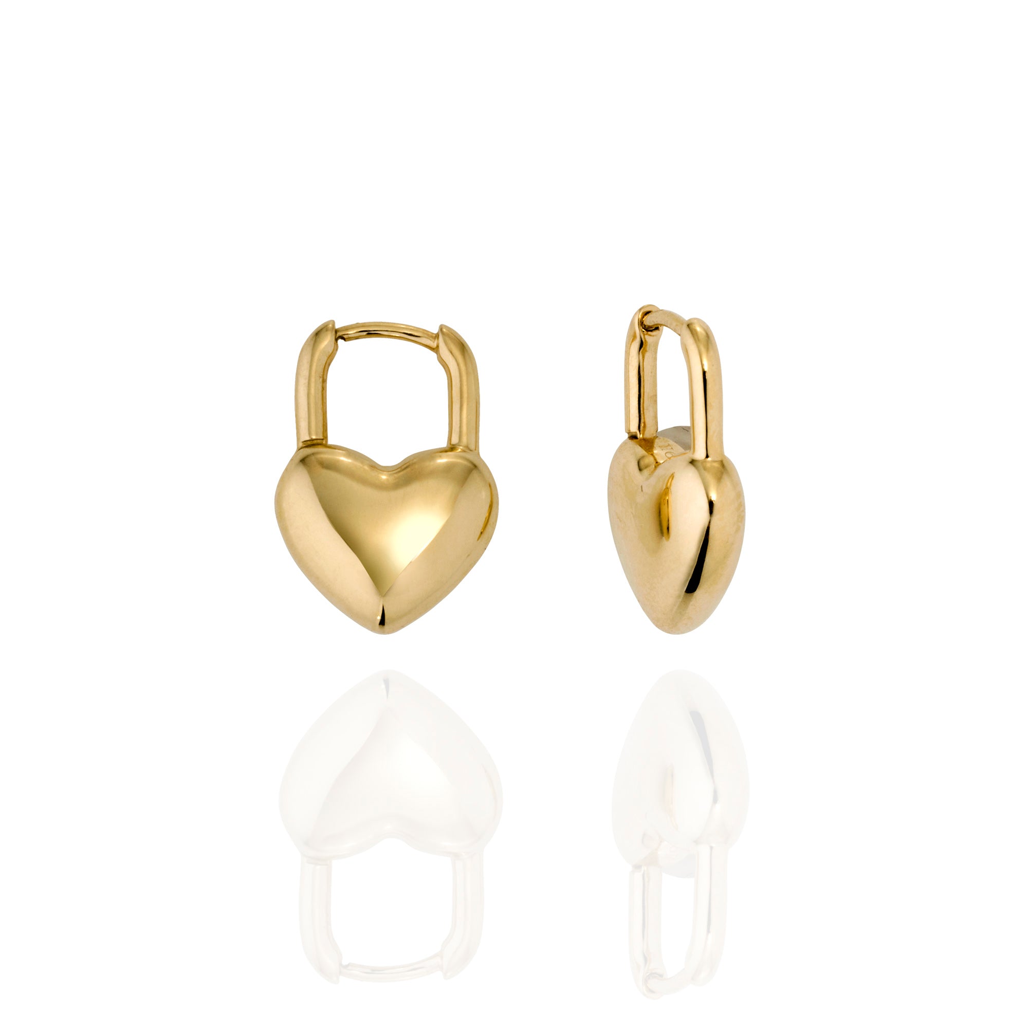 Grande Dame Heart Huggies - Gold