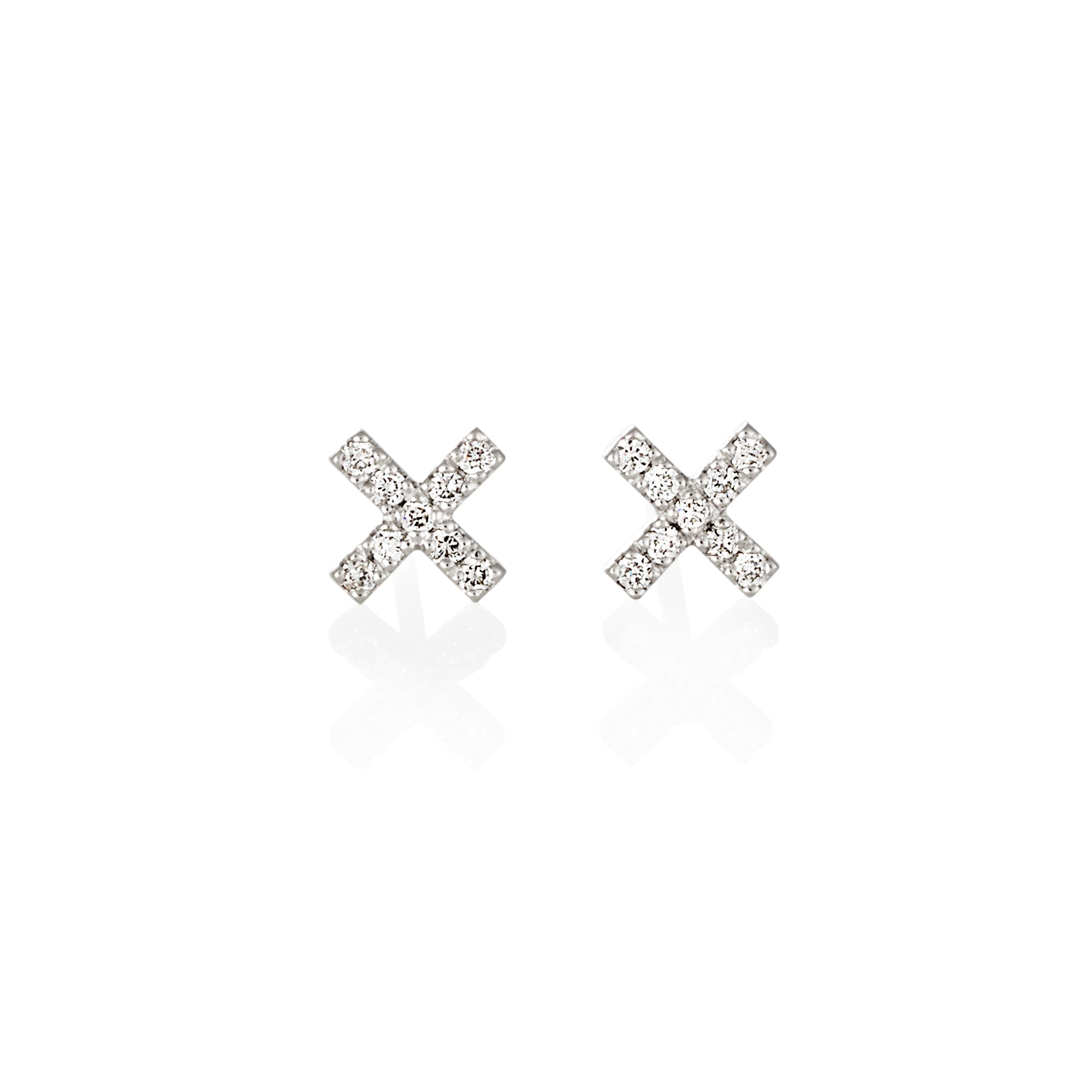 Mini Kiss Diamond Stud - single