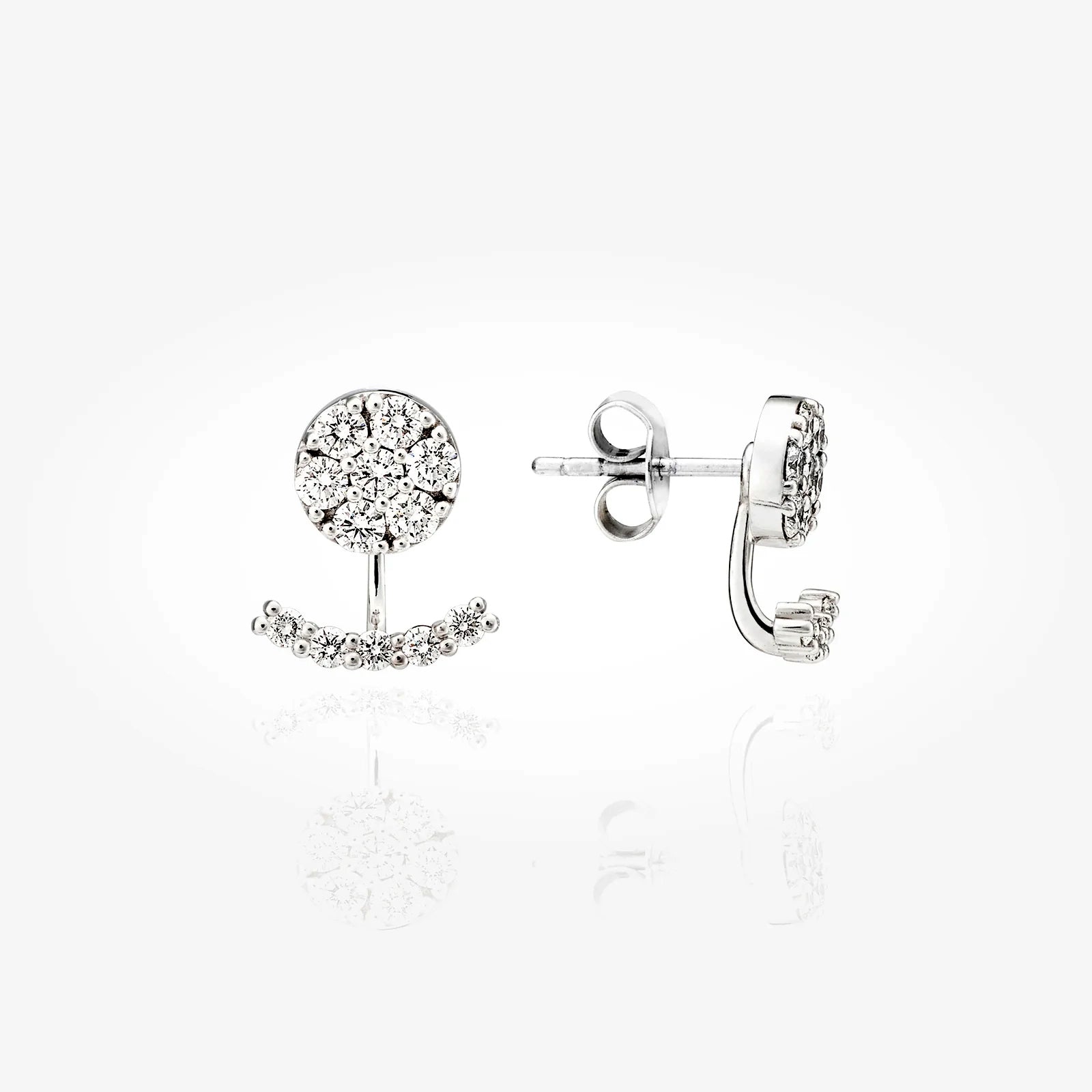 Dingle Dangle Diamond Studs