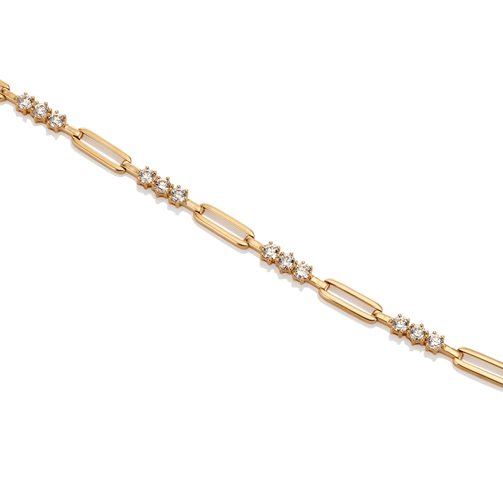 Diamond Q Link Bracelet