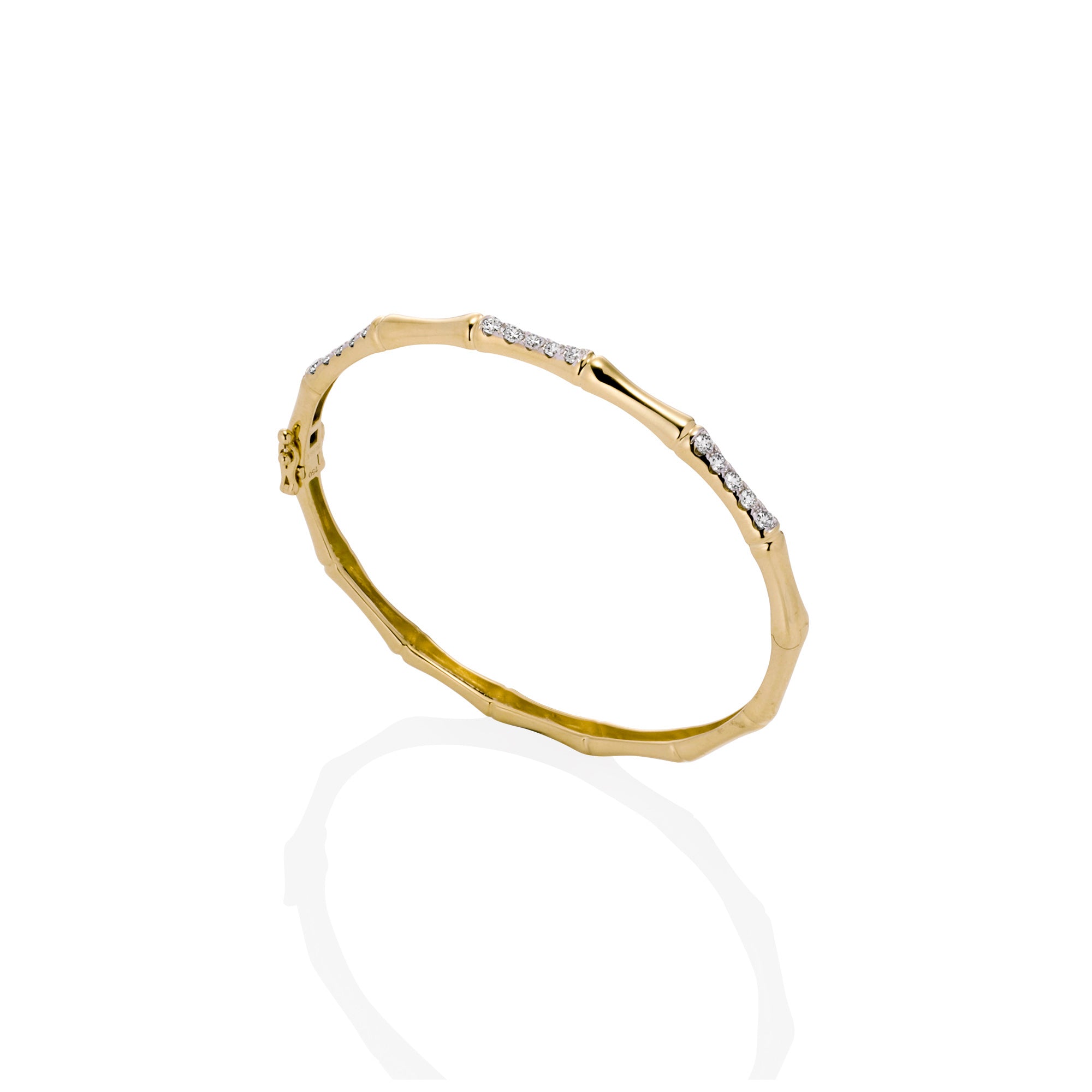 Diamond Bamboo Bangle