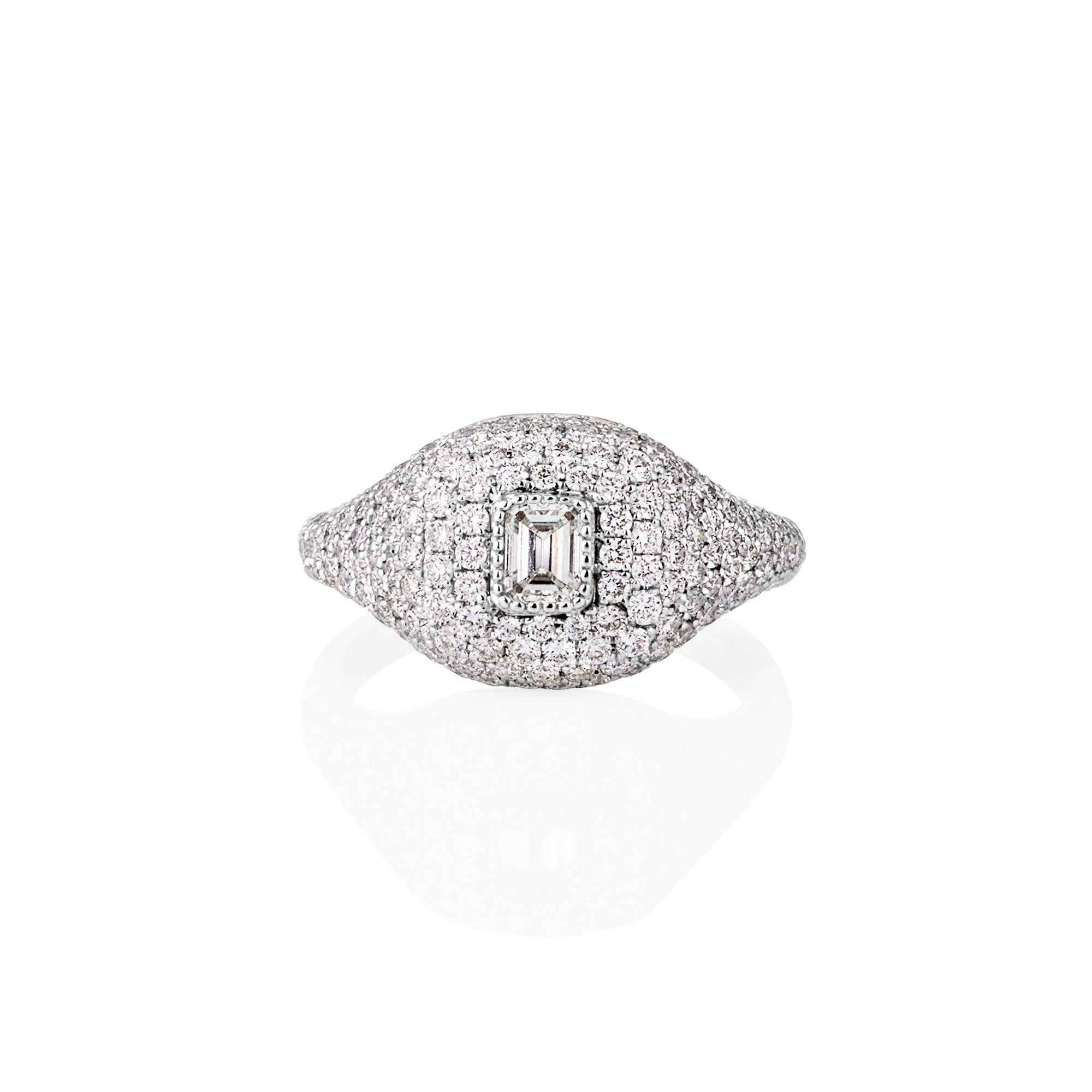 The Ruler Diamond Signet Ring