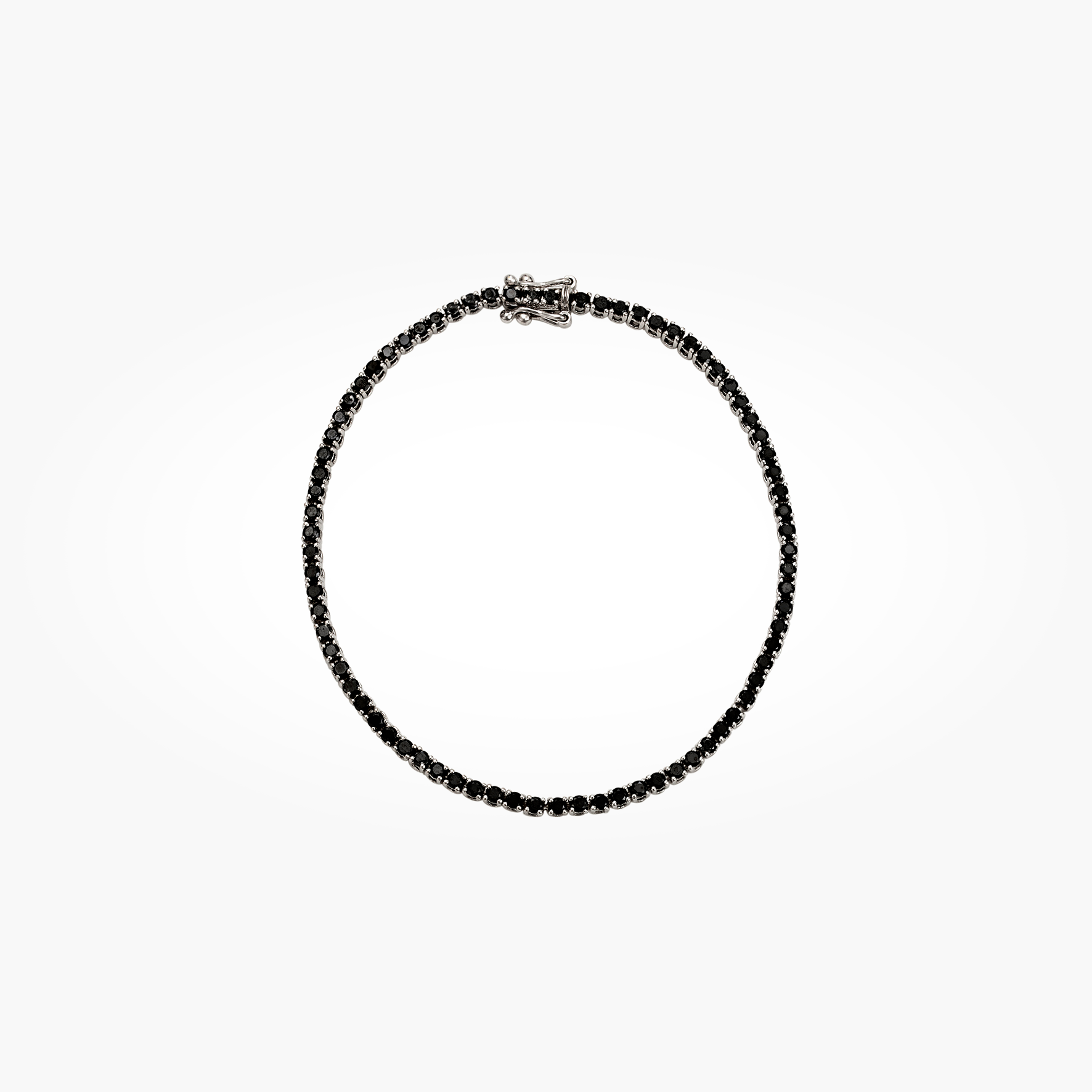Tennis Bracelet - Black Diamonds