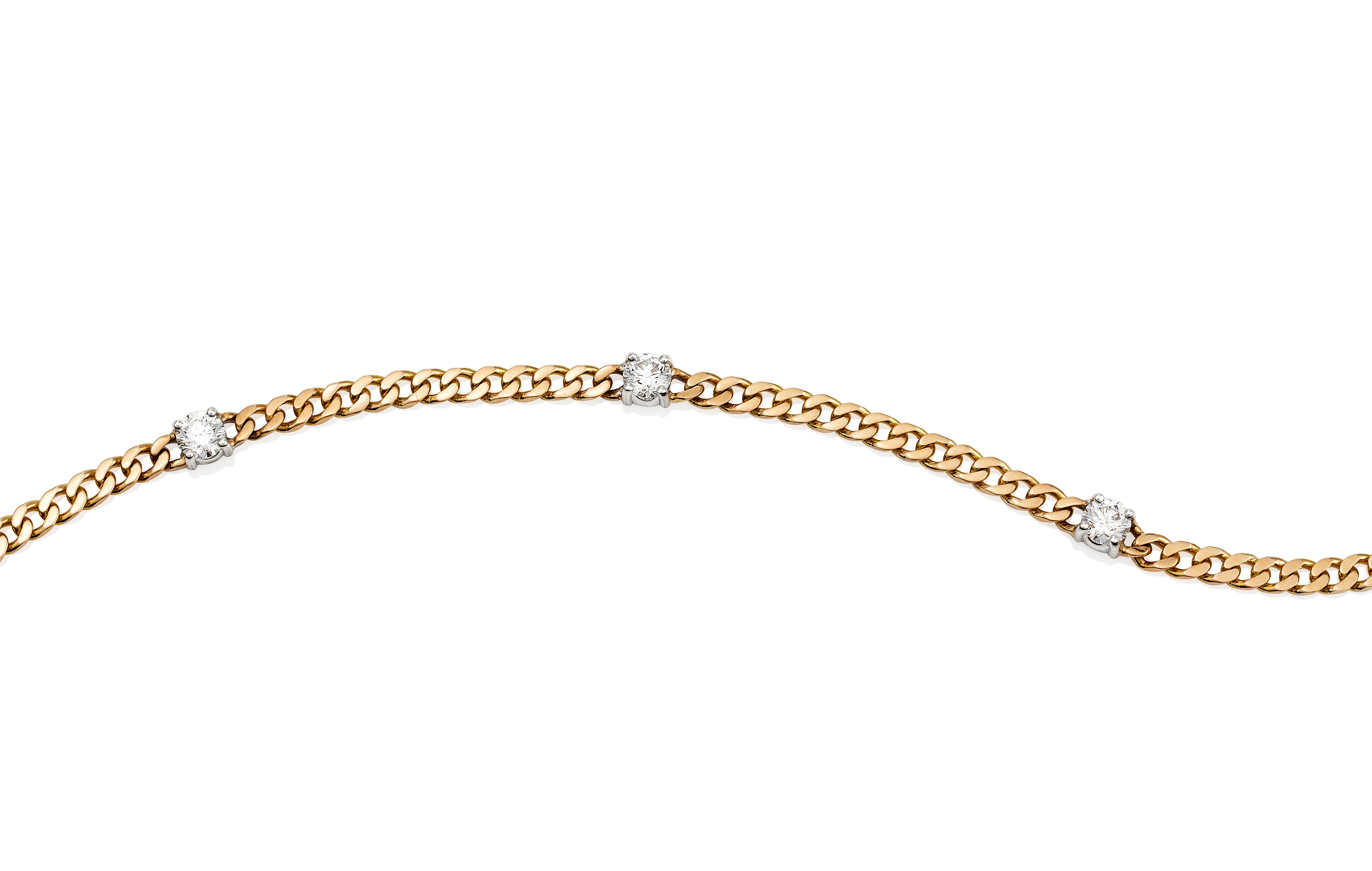 Diamond Dot Chain Bracelet
